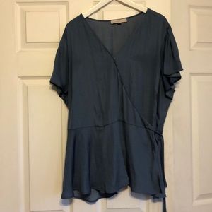 Blue LOFT blouse
